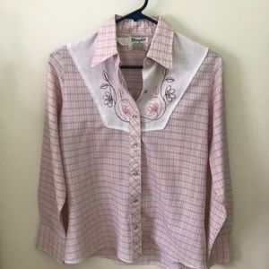 Vintage Wrangler Button Down
